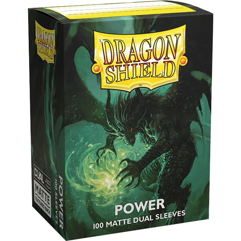 Dragon Shield 100 Matte Dual Sleeves Standard: Power