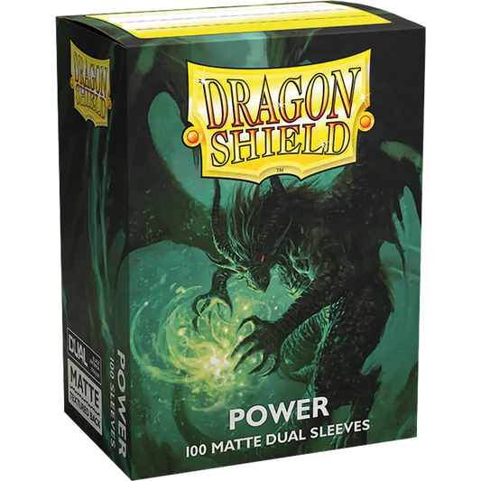 Dragon Shield 100 Matte Dual Sleeves Standard: Power