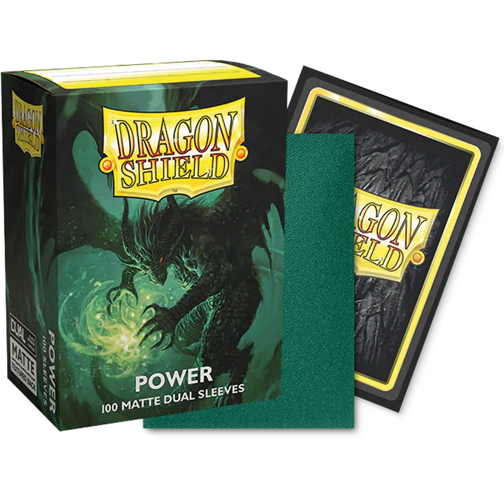 Dragon Shield 100 Matte Dual Sleeves Standard: Power