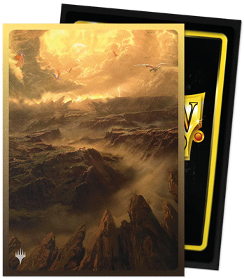 Dragon Shield - MTG Landfall - Arid Mesa - 100 protège-cartes Matte Dual Art Sleeves Standard
