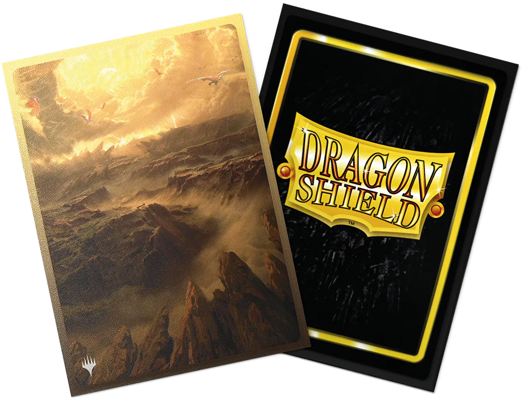 Dragon Shield - MTG Landfall - Arid Mesa - 100 protège-cartes Matte Dual Art Sleeves Standard