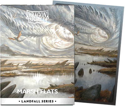 Dragon Shield - MTG Landfall - Marsh Flats - 100 protège-cartes Matte Dual Art Sleeves Standard