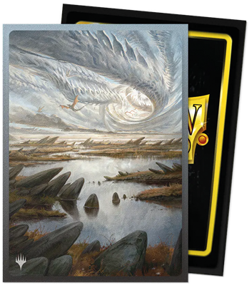 Dragon Shield - MTG Landfall - Marsh Flats - 100 protège-cartes Matte Dual Art Sleeves Standard