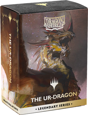 Dragon Shield - MTG Legendary Series - The Ur-Dragon - 100 protège-cartes Matte Dual Art Sleeves Standard