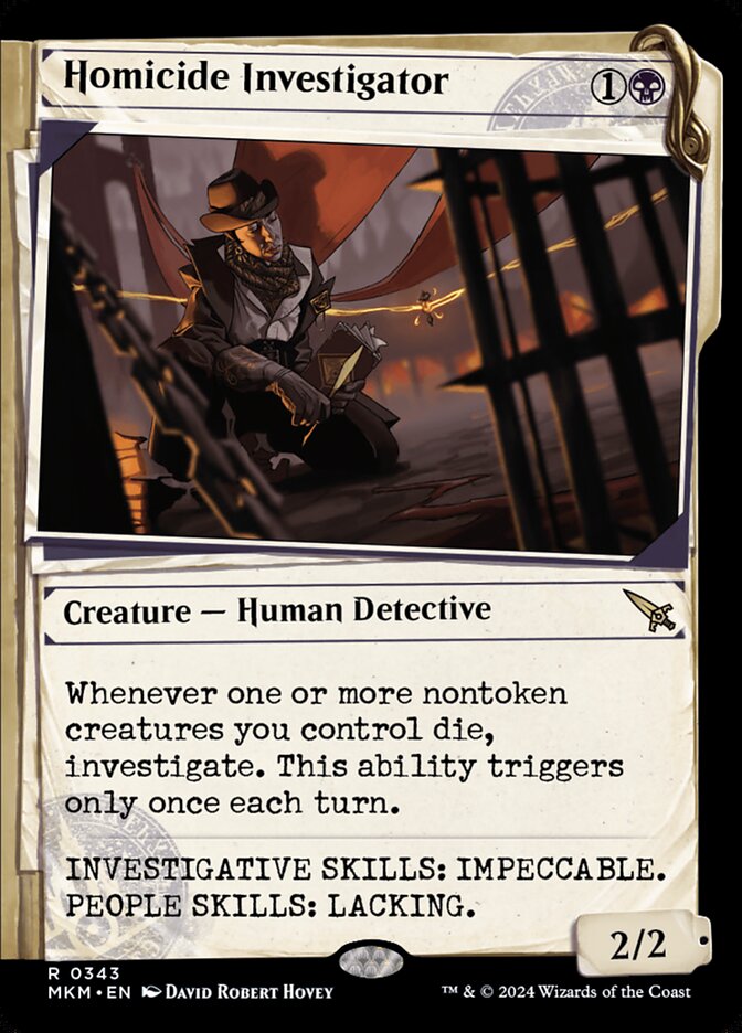 MKM-343  Homicide Investigator - fr (near_mint)