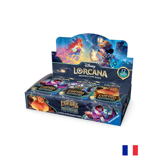 Disney Lorcana - Boîte de 24 Boosters - Chapitre 10 Lueurs dans les Profondeurs FR