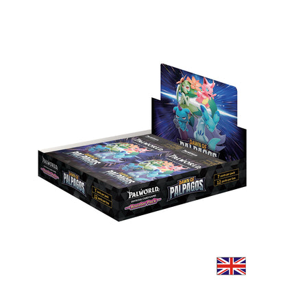 Palworld OCG - Boite de 12 Boosters - Dawn of Palpagos (Anglais) (Précommande sortie le 30.07.26) (Arrivage prévu le 12.08.26)
