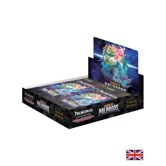 Palworld OCG - Boite de 12 Boosters - Dawn of Palpagos (Anglais) (Précommande sortie le 30.07.26) (Arrivage prévu le 12.08.26)