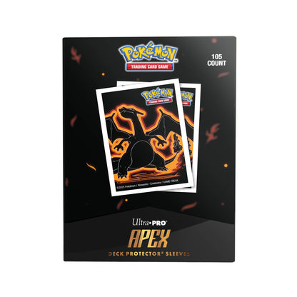 Ultra Pro - Pokémon JCC - Sachet de 105 protèges cartes Apex Neon Kanto Dracaufeu - Sleeves Standard