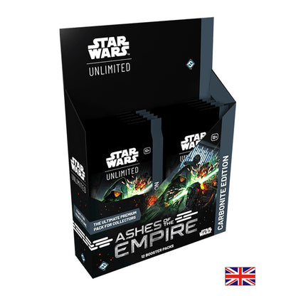 Boite de 12 Boosters Carbonite Edition - Ashes of the Empire - Star Wars: Unlimited (Anglais) (Précommande sortie le 17.07.26)