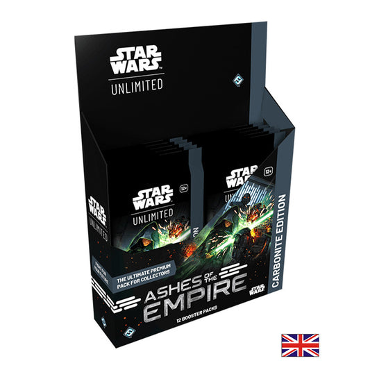 Boite de 12 Boosters Carbonite Edition - Ashes of the Empire - Star Wars: Unlimited (Anglais) (Précommande sortie le 17.07.26)