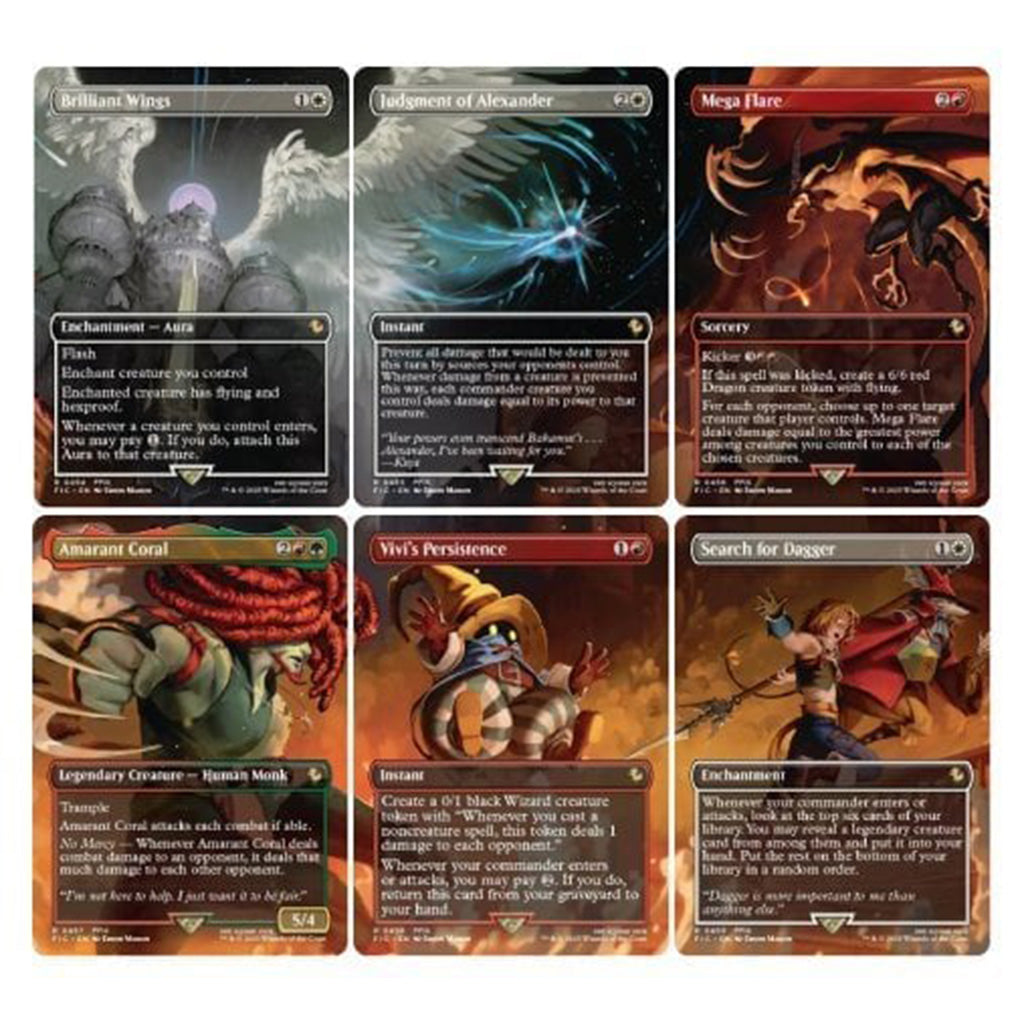 Lot des 4 Coffrets Scéniques Final Fantasy - Magic: The Gathering (Anglais) (Précommande sortie le 05.12.25)