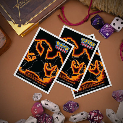 Ultra Pro - Pokémon JCC - Sachet de 105 protèges cartes Apex Neon Kanto Dracaufeu - Sleeves Standard