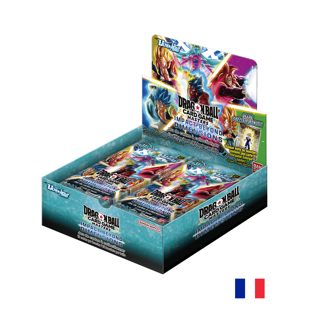 Boite de 24 Boosters Ultra-Bout 04 - Impact Beyond Dimension - Dragon Ball Super Card Game B31 FR