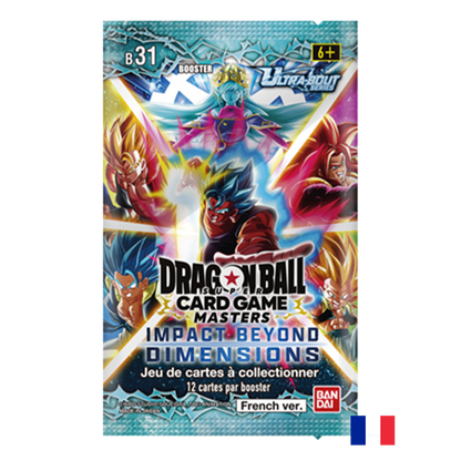 Boite de 24 Boosters Ultra-Bout 04 - Impact Beyond Dimension - Dragon Ball Super Card Game B31 FR