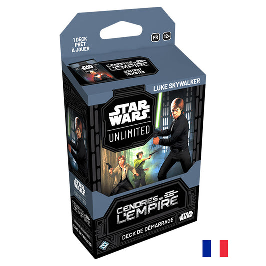 Deck de Démarrage Luke Skywalker - Cendres de l'Empire - Star Wars: Unlimited (Précommande sortie le 17.07.26)