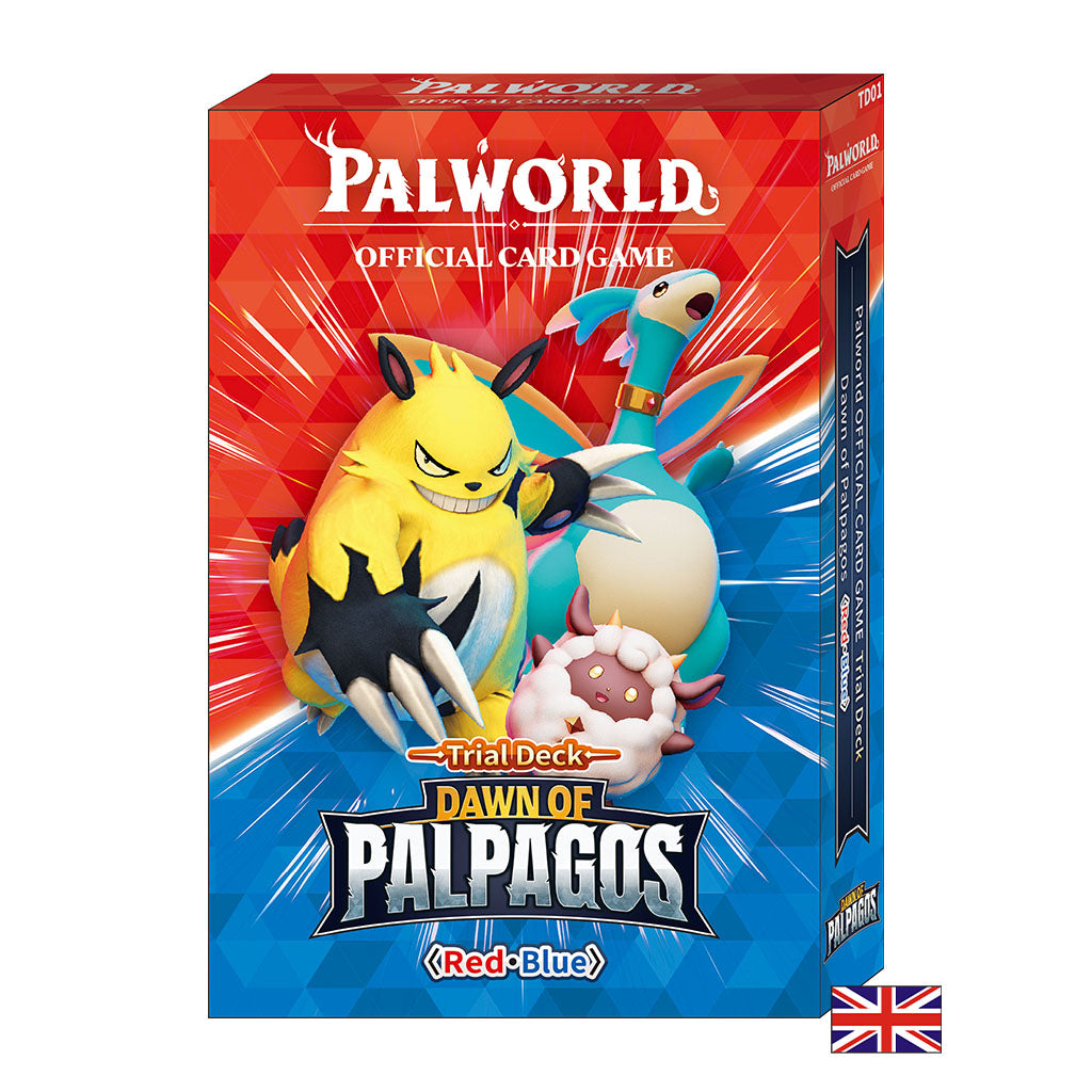 Palworld OCG - Trial Deck Red-Blue - Dawn of Palpagos (Anglais) (Précommande sortie le 30.07.26) (Arrivage prévu le 12.08.26)