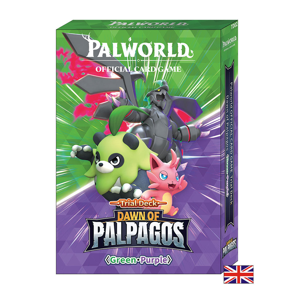 Palworld OCG - Trial Deck Green-Purple - Dawn of Palpagos (Anglais) (Précommande sortie le 30.07.26) (Arrivage prévu le 12.08.26)
