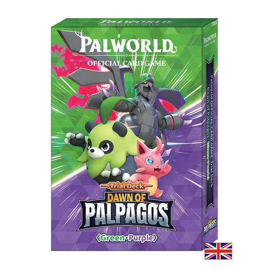 Palworld OCG - Trial Deck Green-Purple - Dawn of Palpagos (Anglais) (Précommande sortie le 30.07.26) (Arrivage prévu le 12.08.26)