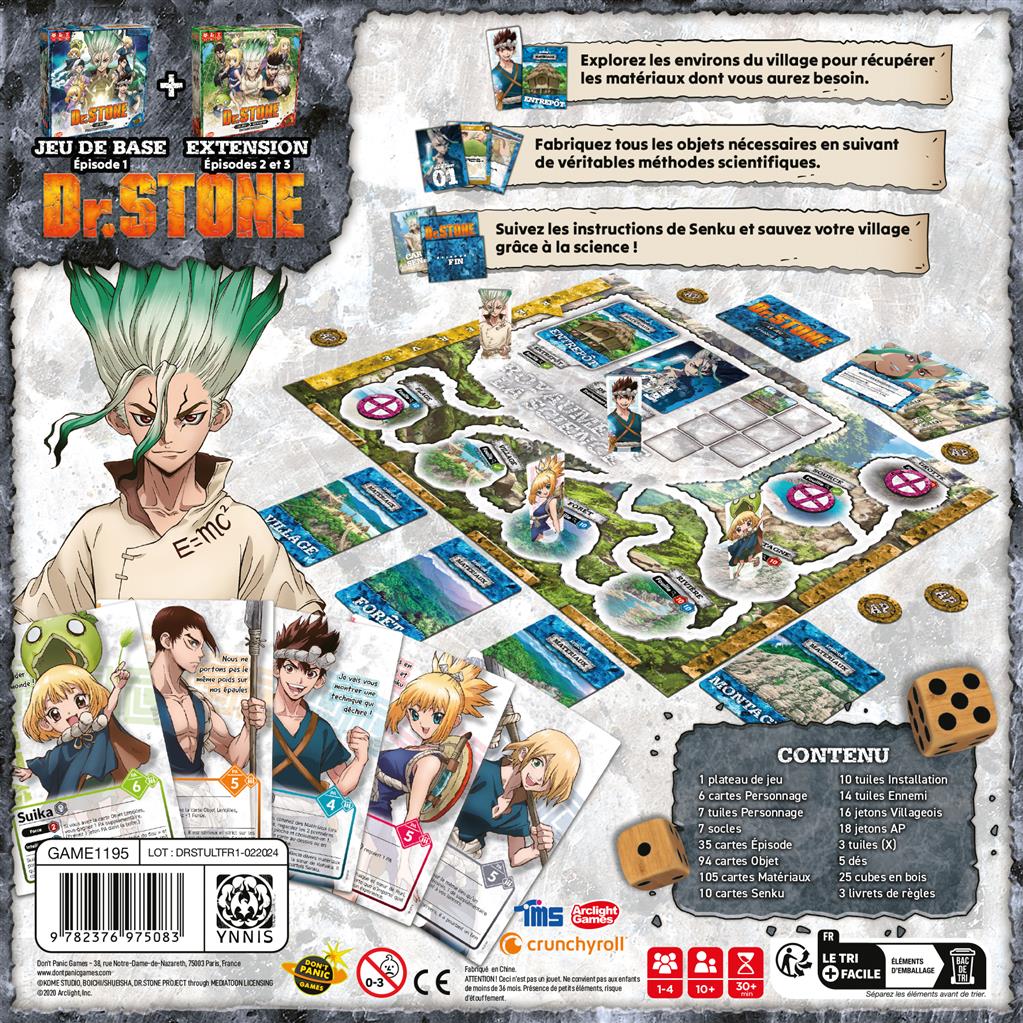 Dr. Stone, le jeu - Édition intégrale (base + ext)