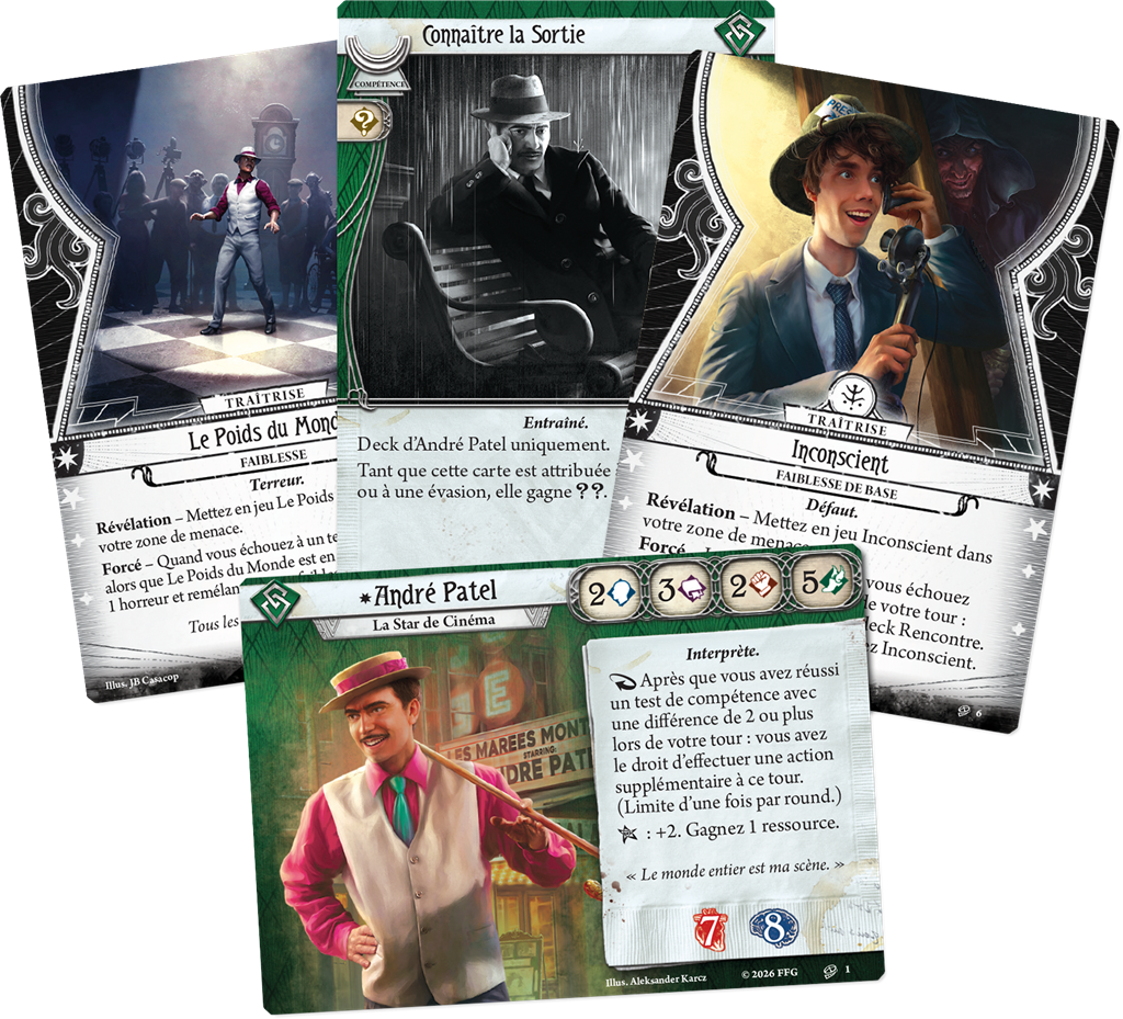Arkham JCE : André Patel (Investigateur)