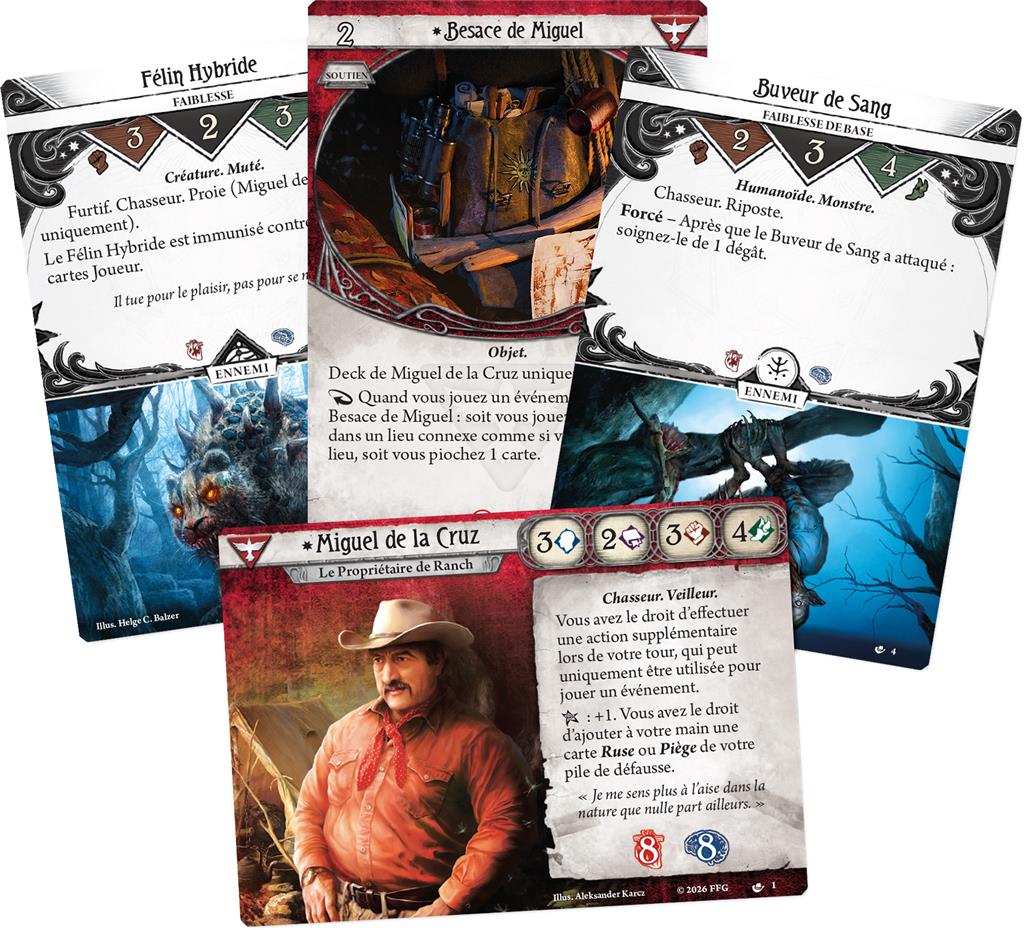 Arkham JCE : Miguel de la Cruz (Investigateur)