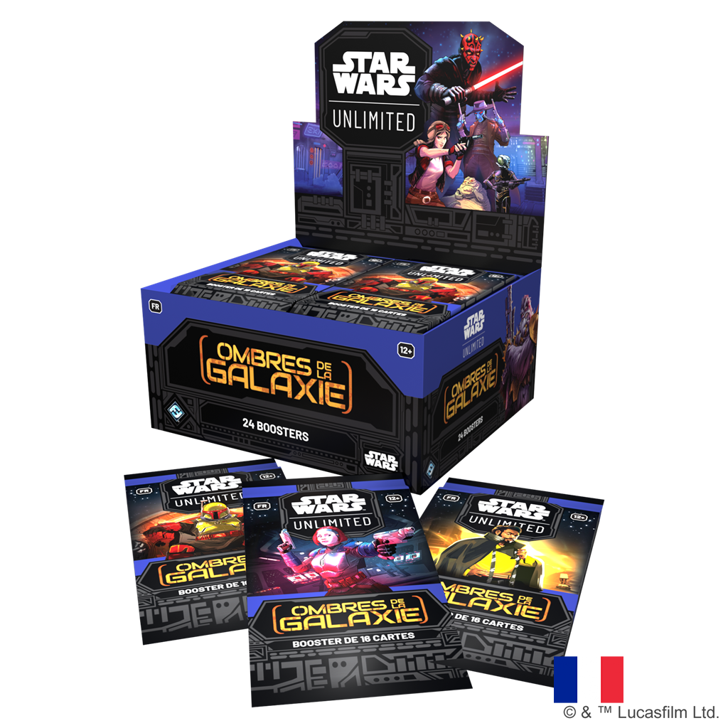 Boite de 24 Boosters - Ombres de la Galaxie - Star Wars: Unlimited