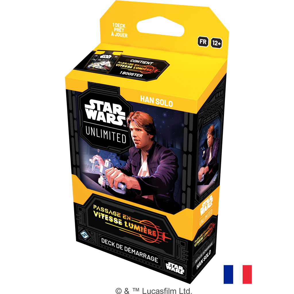 Deck de Démarrage Han Solo - Passage En Vitesse Lumière - Star Wars: Unlimited (Précommande sortie le 14.03.25)