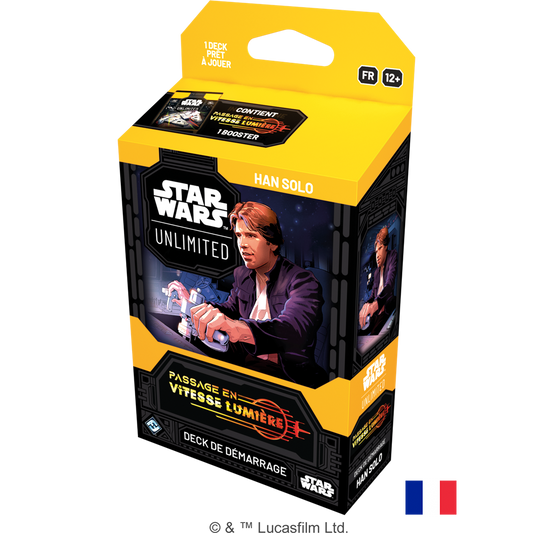 Deck de Démarrage Han Solo - Passage En Vitesse Lumière - Star Wars: Unlimited (Précommande sortie le 14.03.25)