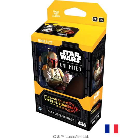 Deck de Démarrage Boba Fett  - Passage En Vitesse Lumière - Star Wars: Unlimited (Précommande sortie le 14.03.25)