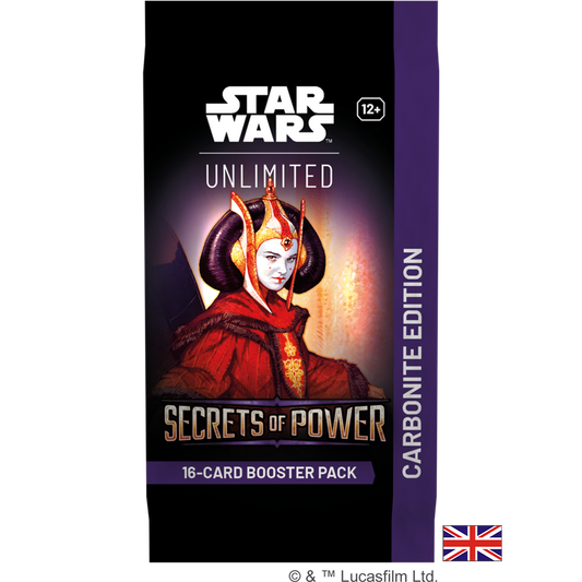 Booster Carbonite Edition - Secrets du Pouvoir - Star Wars: Unlimited (Anglais) (Précommande sortie le 07.11.25)