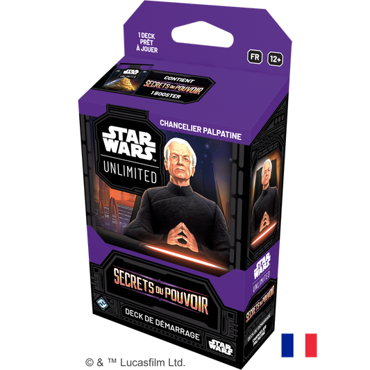 Deck de Démarrage Chancelier Palpatine - Secrets du Pouvoir - Star Wars: Unlimited (Précommande sortie le 07.11.25)