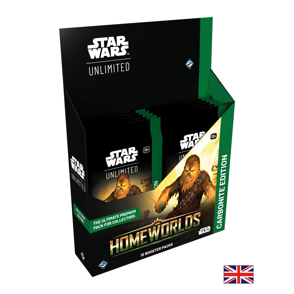 Boite de 12 Boosters Carbonite Edition - Mondes Natals - Star Wars: Unlimited (Précommande sortie le 09.10.26)