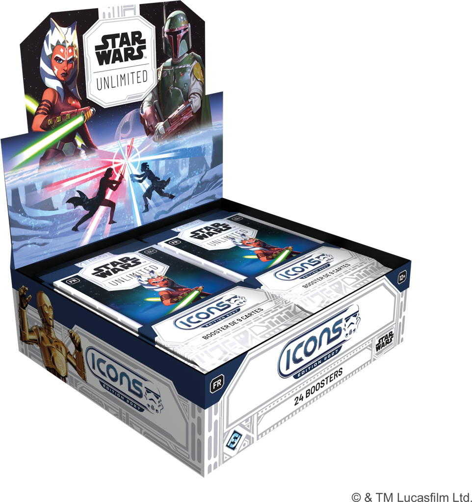 Display Icons 2027 français de 24 boosters Star Wars Unlimited