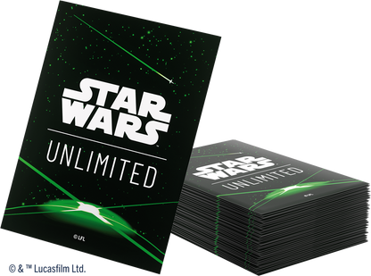 GG : SW Unlimited Art Sleeves : Card Back Green