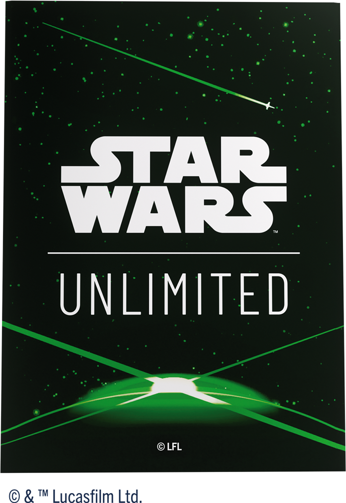 GG : SW Unlimited Art Sleeves : Card Back Green