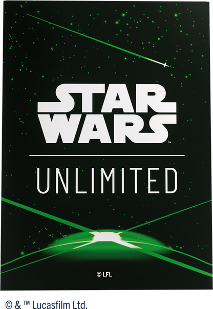 GG : SW Unlimited Art Sleeves : Card Back Green