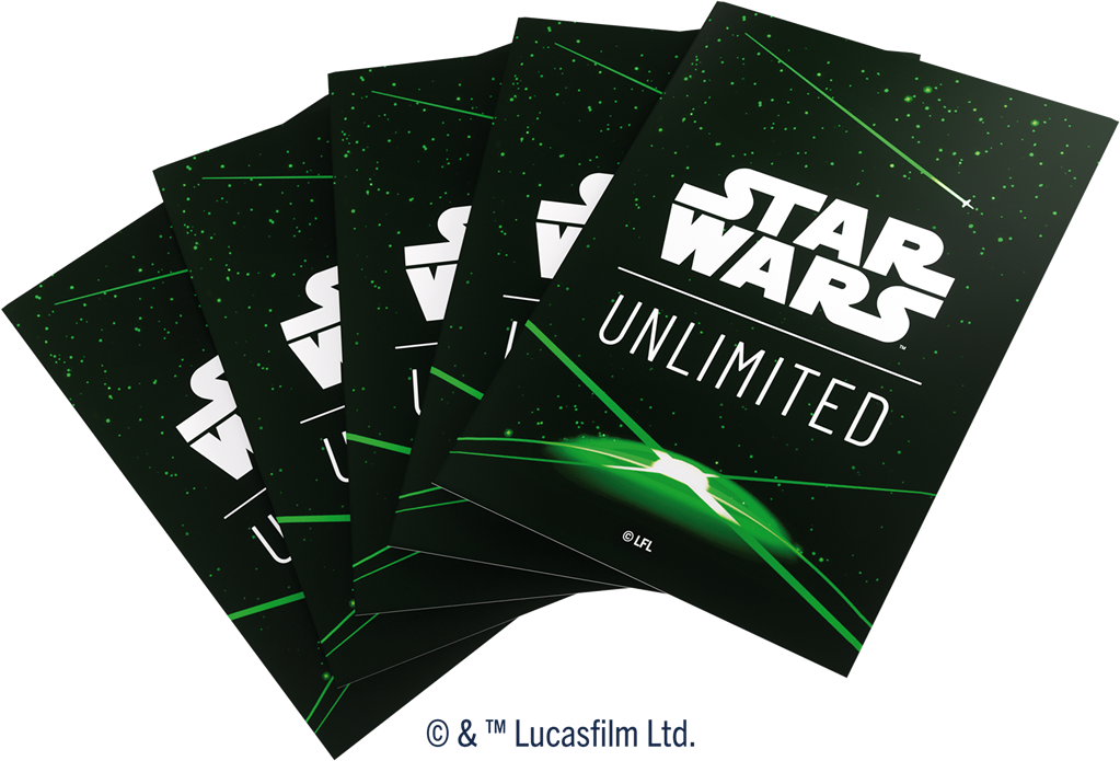 GG : SW Unlimited Art Sleeves : Card Back Green