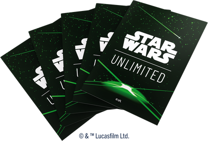 GG : SW Unlimited Art Sleeves : Card Back Green