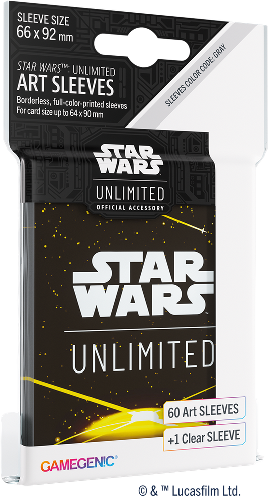 GG : SW Unlimited Art Sleeves : Card Back Yellow