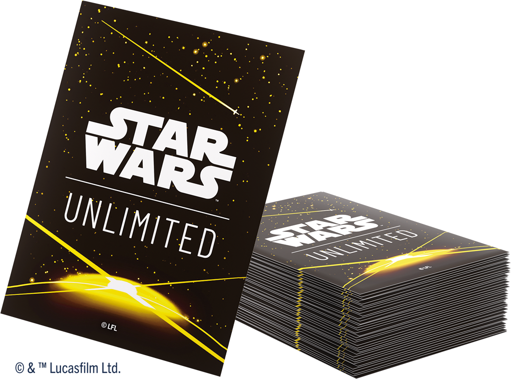 GG : SW Unlimited Art Sleeves : Card Back Yellow