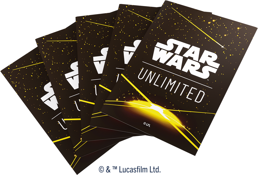 GG : SW Unlimited Art Sleeves : Card Back Yellow