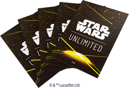 GG : SW Unlimited Art Sleeves : Card Back Yellow