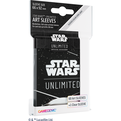 GG : SW Unlimited Art Sleeves : Card Back White