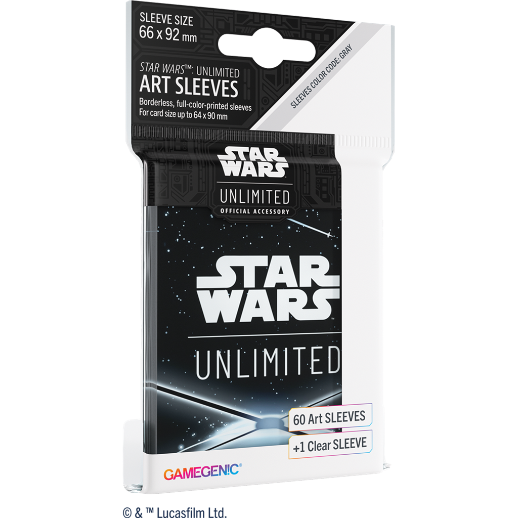 GG : SW Unlimited Art Sleeves : Card Back Black