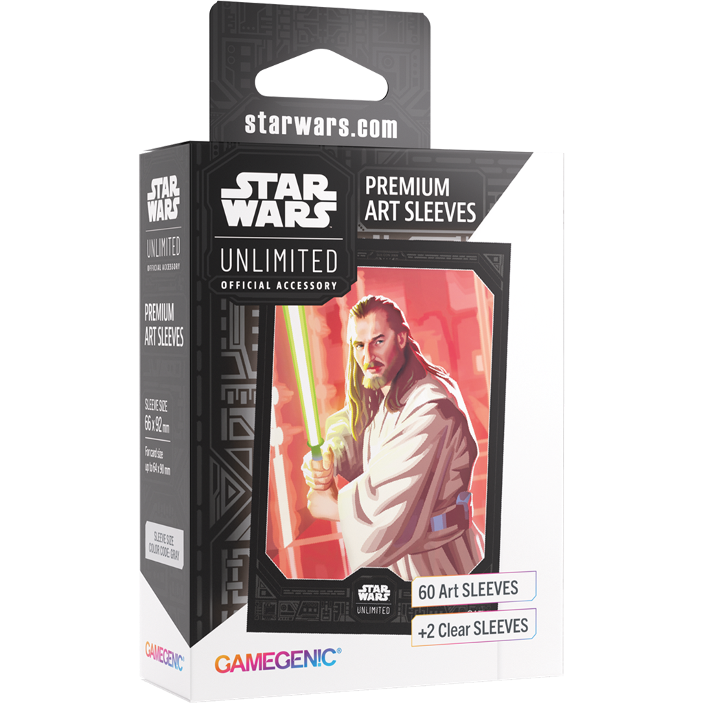 GG : SW Unlimited Premium Art Sleeves Standard : Qui-Gon Jin
