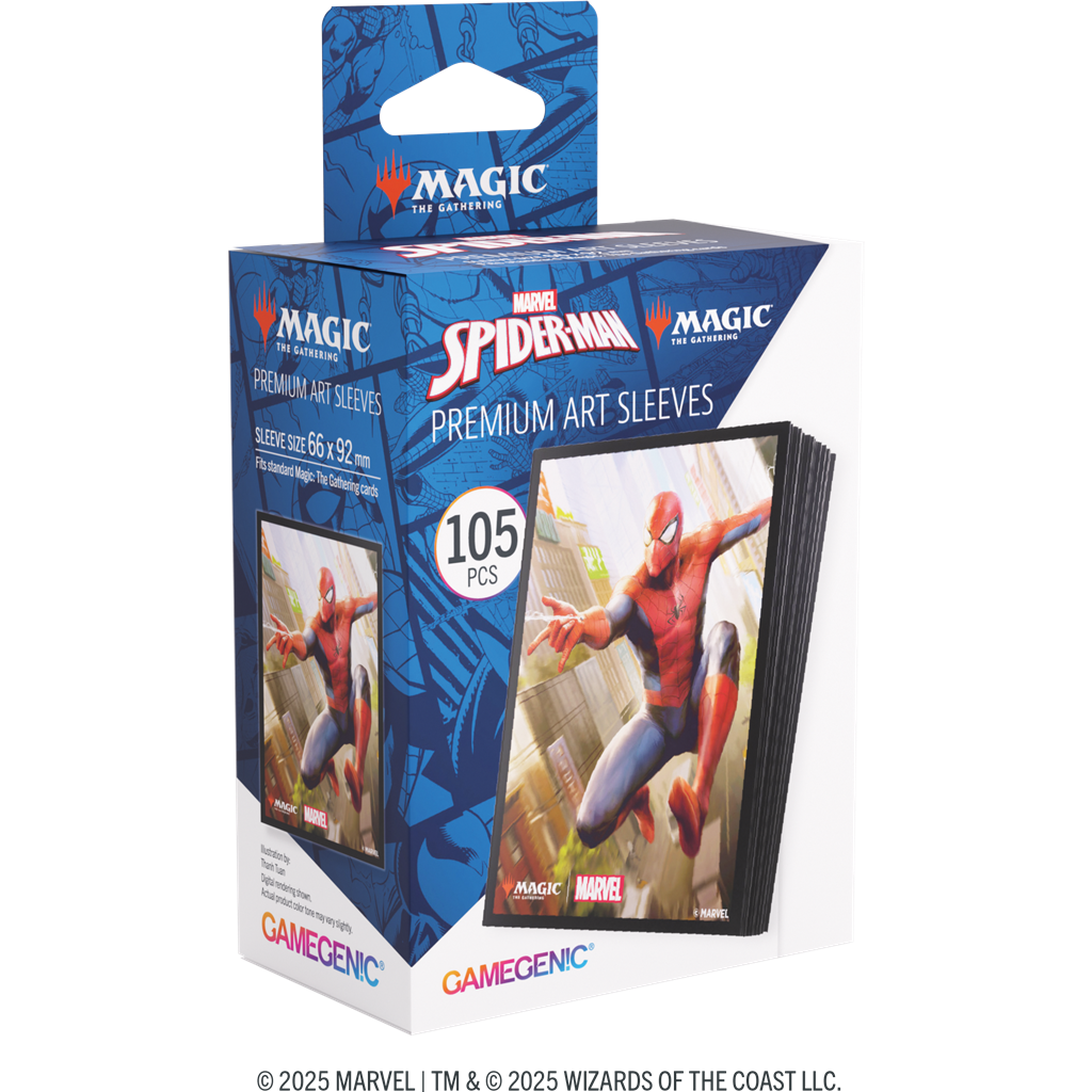 GG : MTG SPM Premium Art Sleeves Standard - Spider-Man