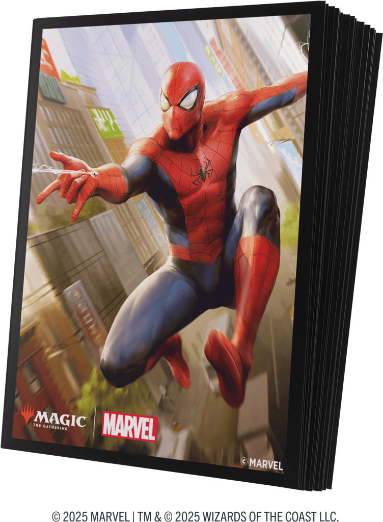 GG : MTG SPM Premium Art Sleeves Standard - Spider-Man
