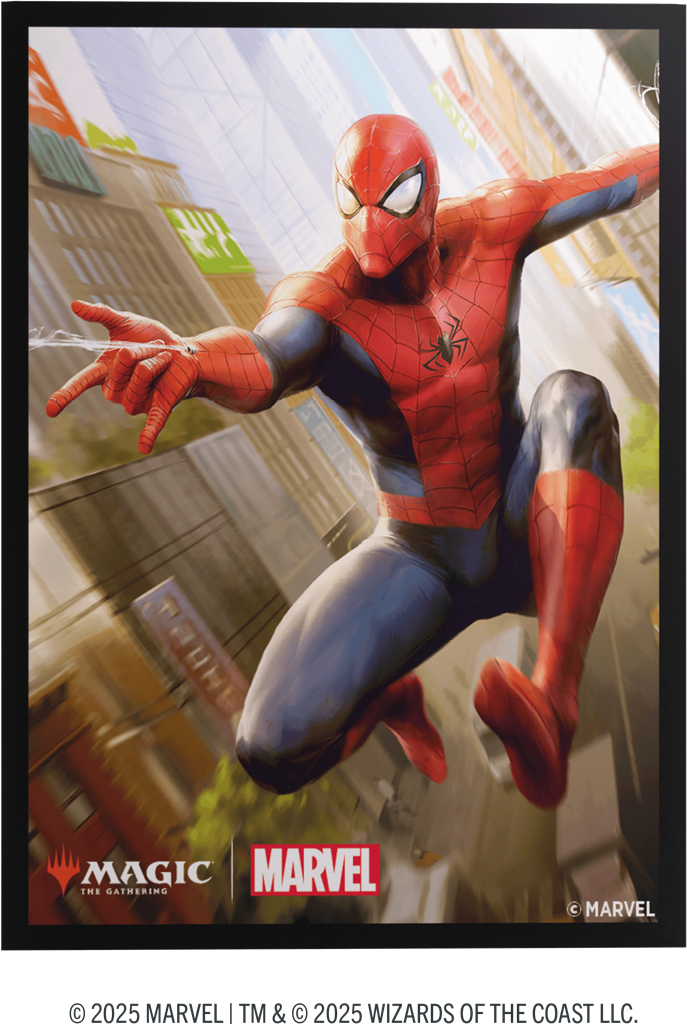 GG : MTG SPM Premium Art Sleeves Standard - Spider-Man