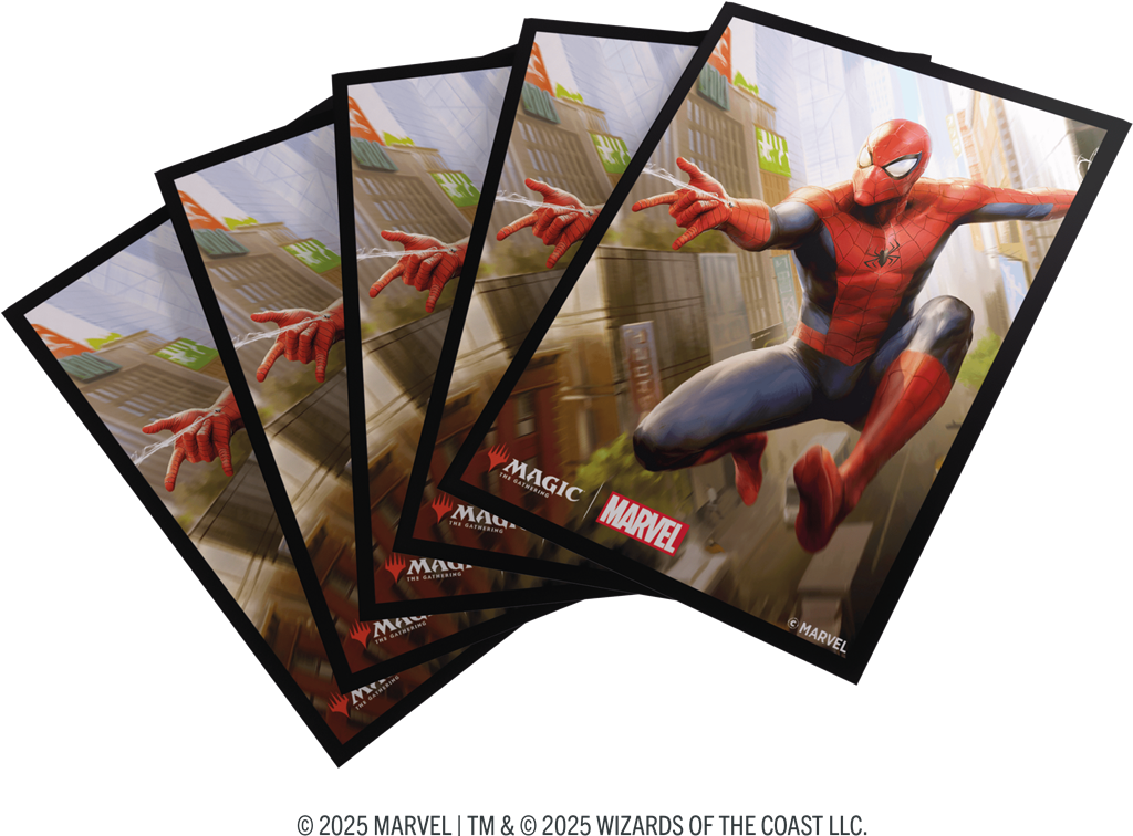 GG : MTG SPM Premium Art Sleeves Standard - Spider-Man